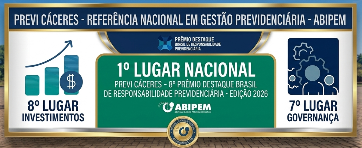 PreviCáceres retorna ao topo nacional no 8º Prêmio Destaque Brasil de Responsabilidade Previdenciária